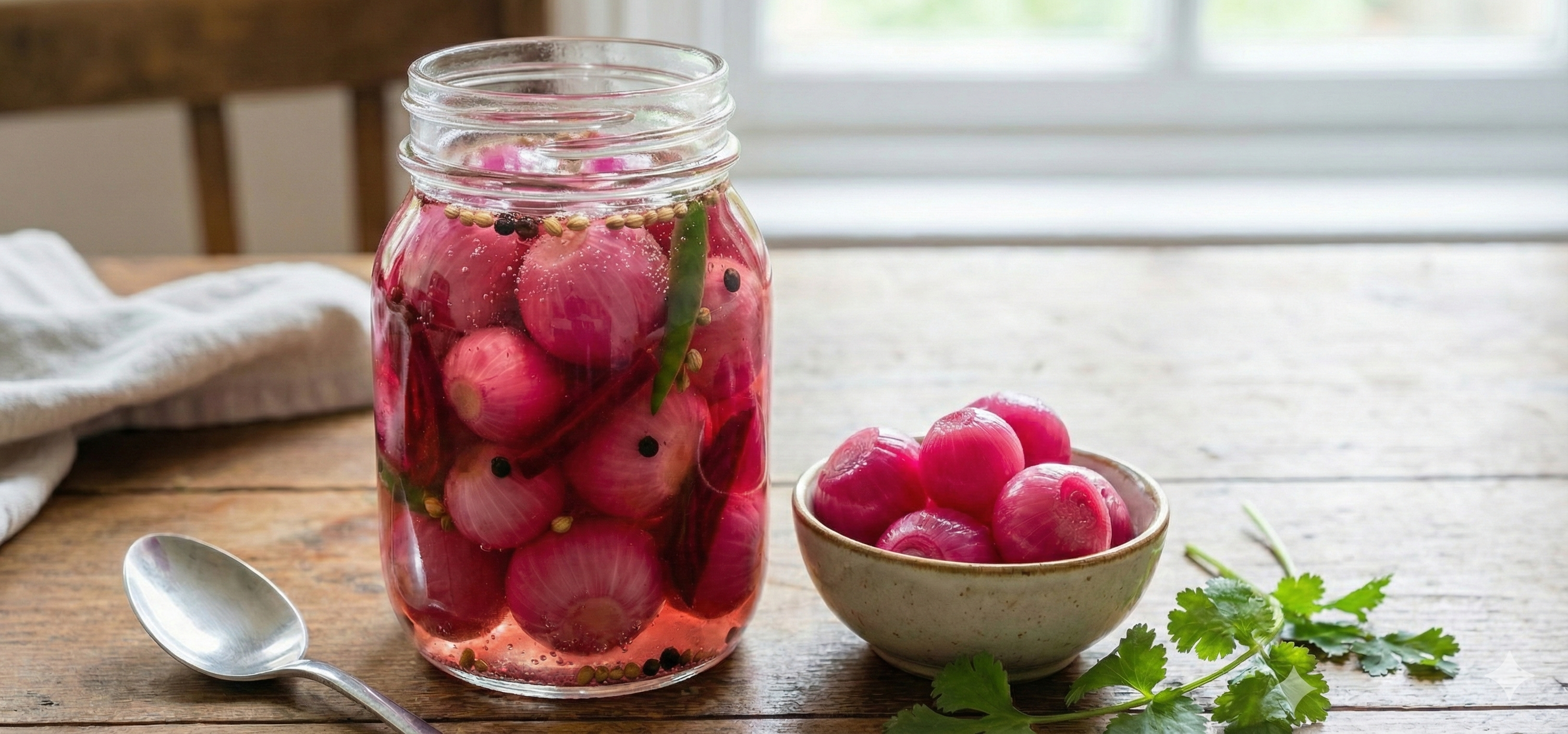 Whole baby pickled onions